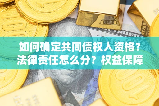 济南如何确定共同债权人资格？法律责任怎么分？权益保障技巧揭秘！