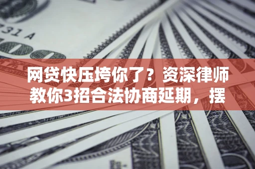 济南网贷快压垮你了？资深律师教你3招合法协商延期，摆脱暴力催收！