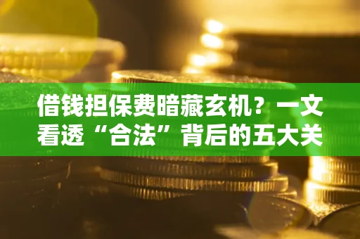 济南借钱担保费暗藏玄机？一文看透“合法”背后的五大关键陷阱