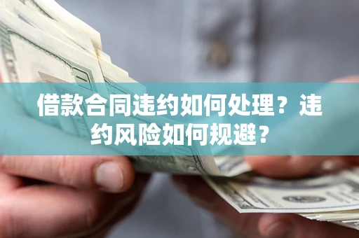 济南借款合同违约如何处理？违约风险如何规避？