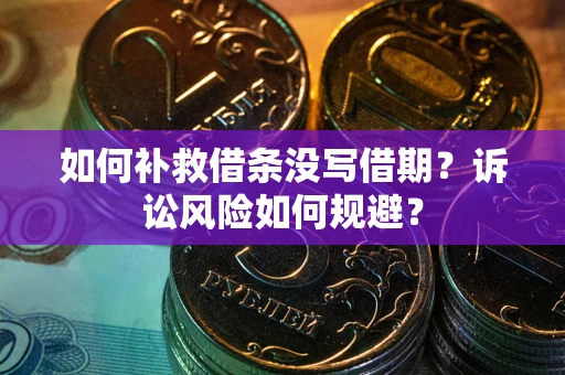 济南如何补救借条没写借期？诉讼风险如何规避？