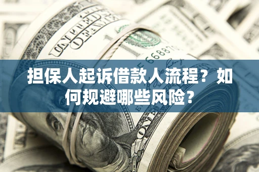 济南担保人起诉借款人流程？如何规避哪些风险？