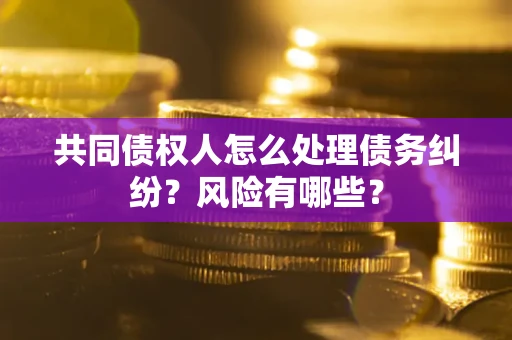 济南共同债权人怎么处理债务纠纷？风险有哪些？