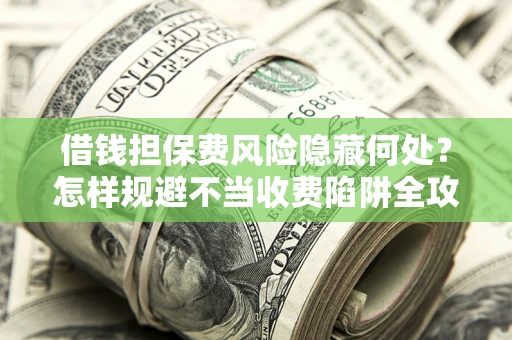 济南借钱担保费风险隐藏何处？怎样规避不当收费陷阱全攻略！