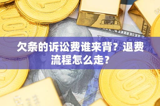 济南欠条的诉讼费谁来背？退费流程怎么走？